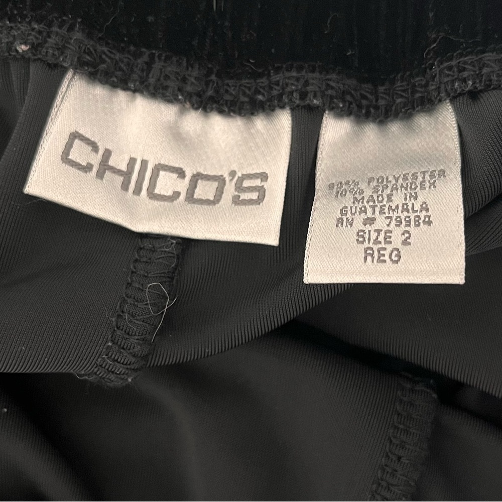 Chico's size 2 reg black pants